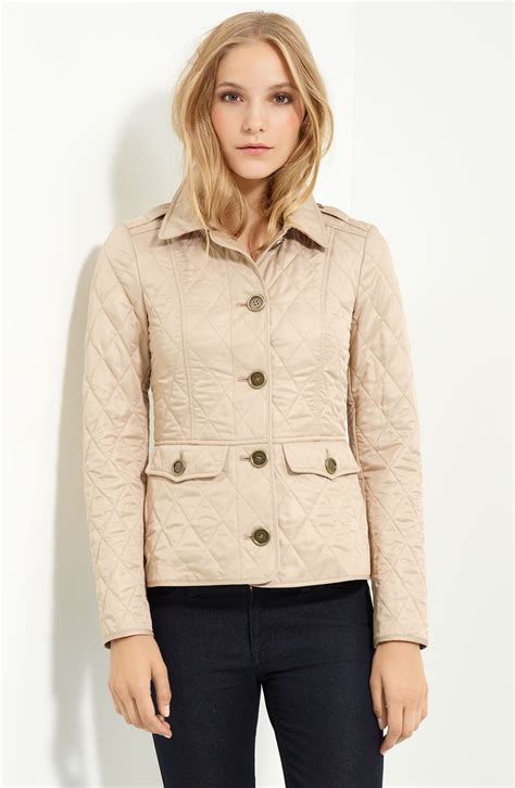 burberry brit quilted jacket reviews|burberry quilted jacket nordstrom.